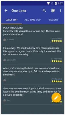 Funny Jokes lite android App screenshot 3